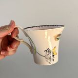 KG Lunéville Garden of Bagatelle tea cups MURAT