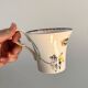 KG Lunéville Garden of Bagatelle tea cups MURAT
