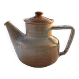 Glazed stoneware teapot