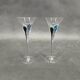 Hand-blown crystal carafe Bohemian Crystalex and a set of six glasses, 1990s.