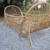 Cot basket rattan