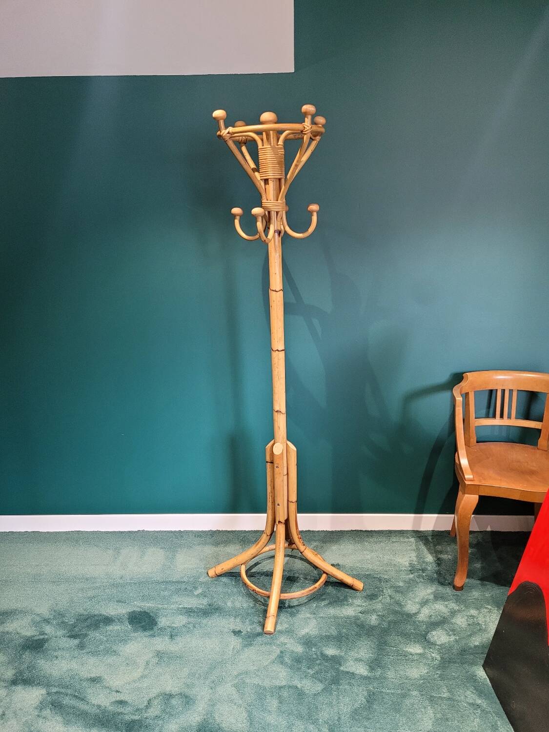 Vintage bamboo coat racks