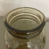 Vintage smoked glass jar