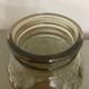 Vintage smoked glass jar