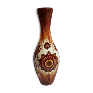 Ceramic vase P.Fouillen from 1940/50 Quimper
