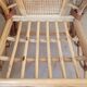 Rattan armchair and canning