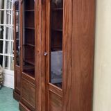 Mahogany victorian nineteenth bookcase