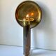 Vintage brass Scandinavian Art Deco wall candle holder sconce