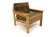 Scandinavian armchair in pine and velvet, Sweden, 1970