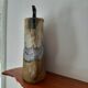 Poterie forme carre signee/ evocation d une vague