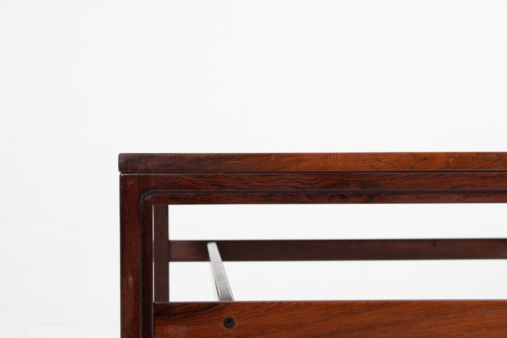 Danish rosewood coffee table from the 1970s by Haslev