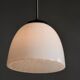 Mid-Century Modern Pendant Light in Chrome and Steel with Opal Glass, Czech, 1960s