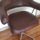 Leather barber chair