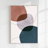 2 abstract art prints. A2 (42x59.4cm).