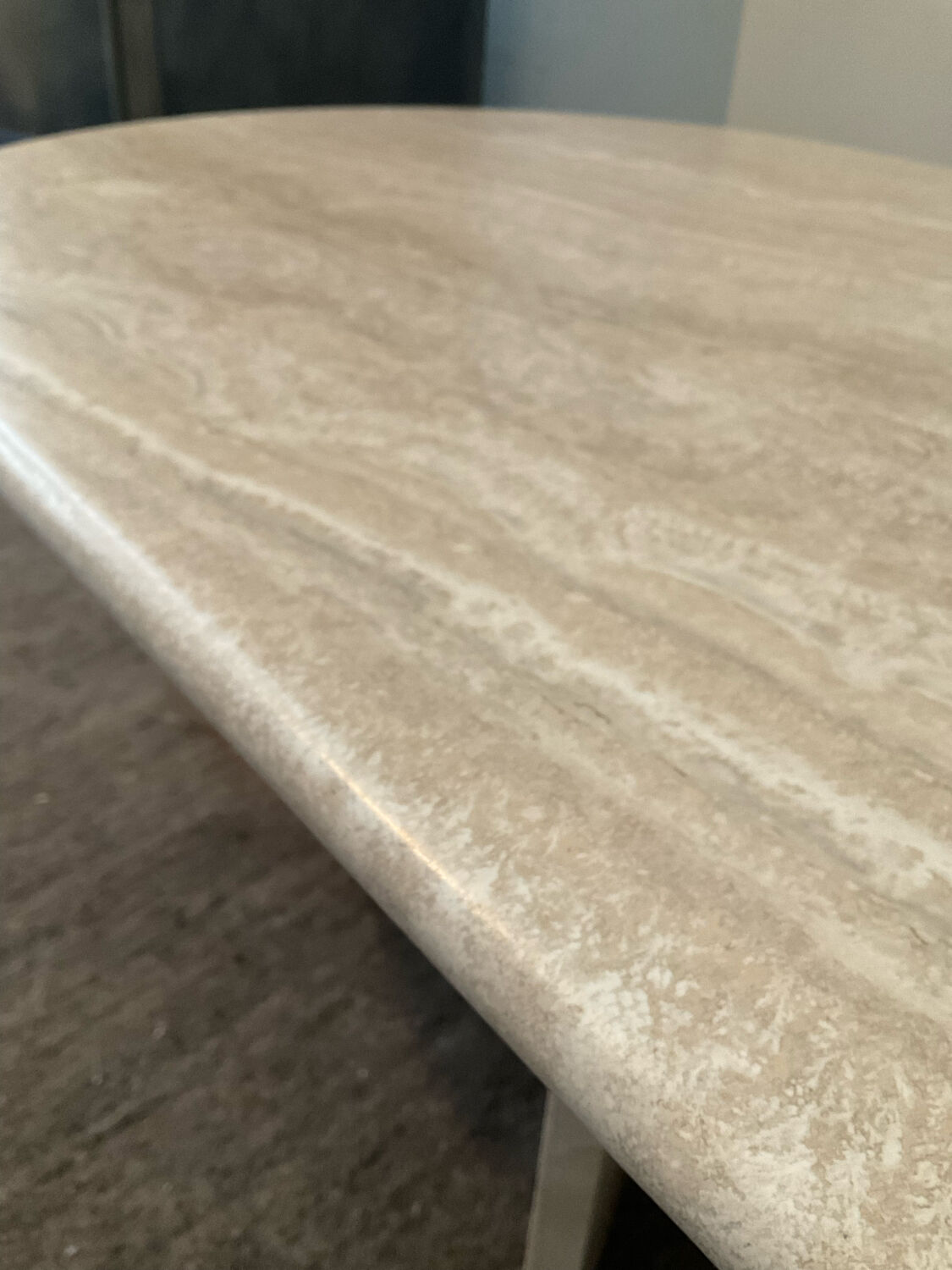 Travertine coffee table from the 70s-80s