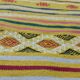 Hand-woven yellow kilim in pure wool 105×200cm