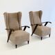 Melchiorre Bega armchair in beige bouclé
