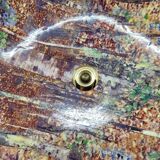 Large empty pocket bowl by Maison Lancel in Mid Century Modern ceramic.