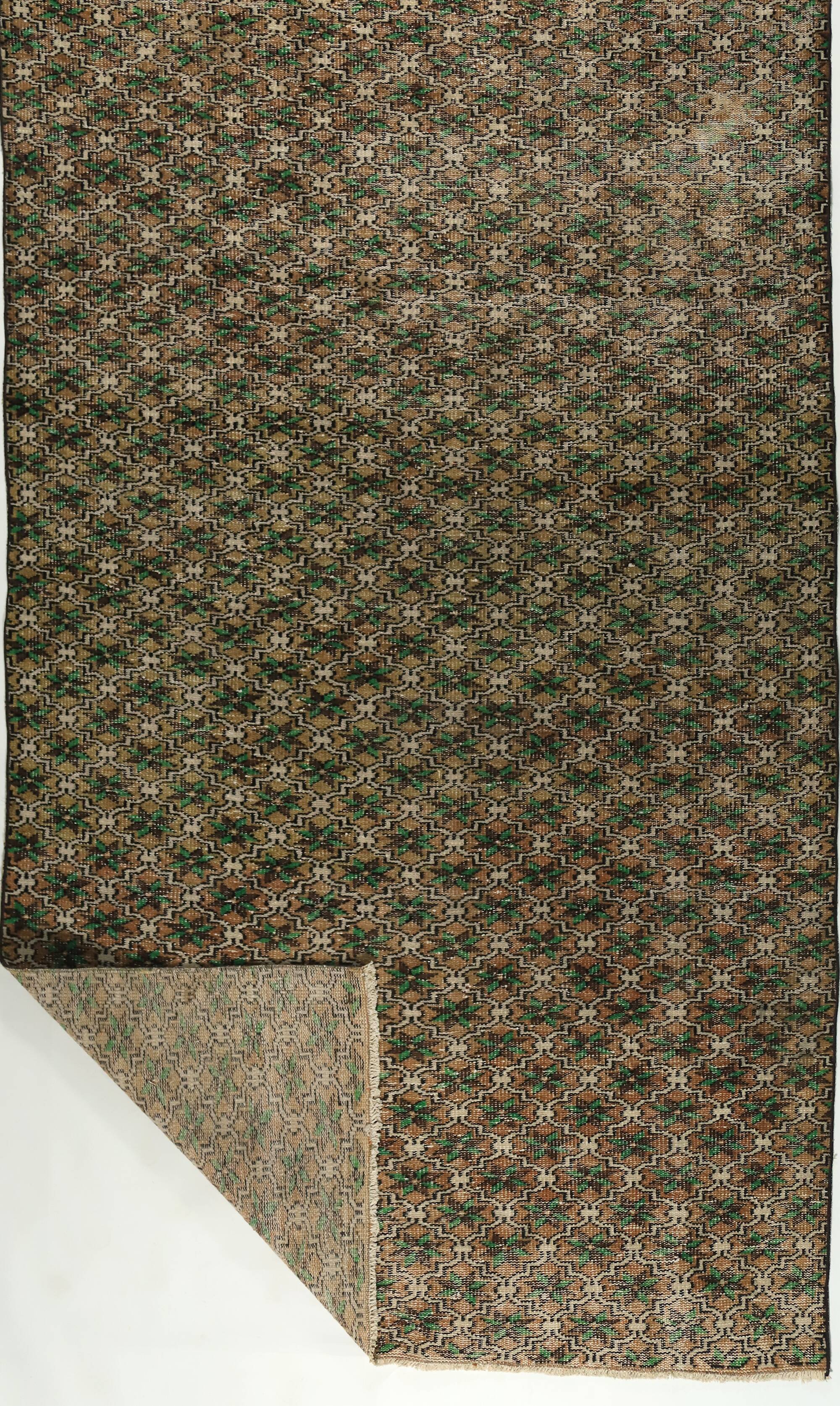 Anatolian handmade vintage rug 287 cm x 158 cm