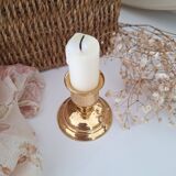 Golden candle holder