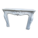 19th century Carrara marble fireplace