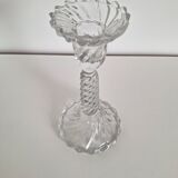 Vintage glass candle holder