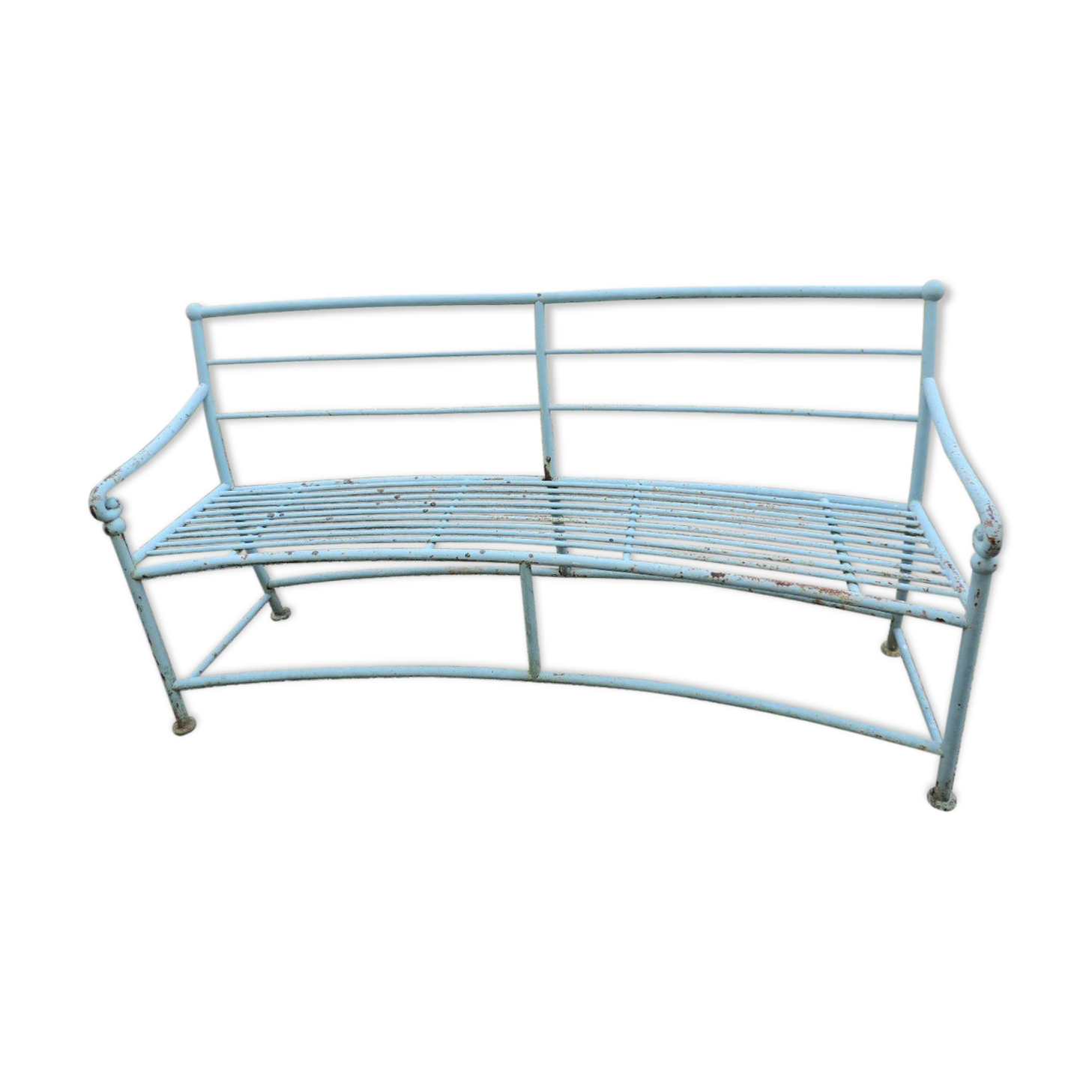Iron garden bench circa 1900s
