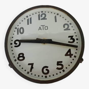 Old ATO station wall clock