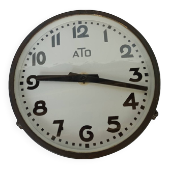 Old ATO station wall clock