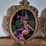 Vintage oval frames