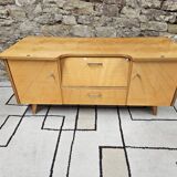 Small vintage sideboard 1960 compass foot