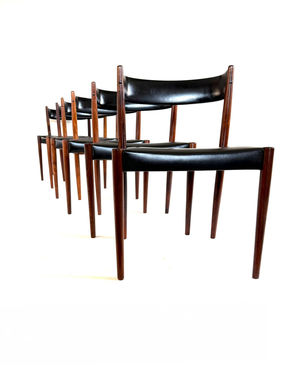 6x vintage Danish chair in Rosewood ‘60