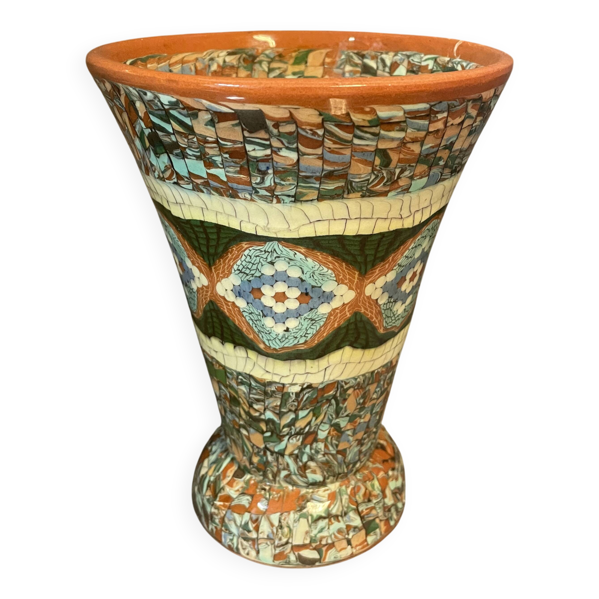 Gerbino Signed Ceramic Vase