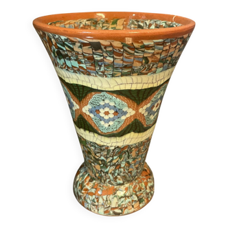 Vase en céramique Signé Gerbino