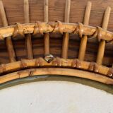 Rattan mirror