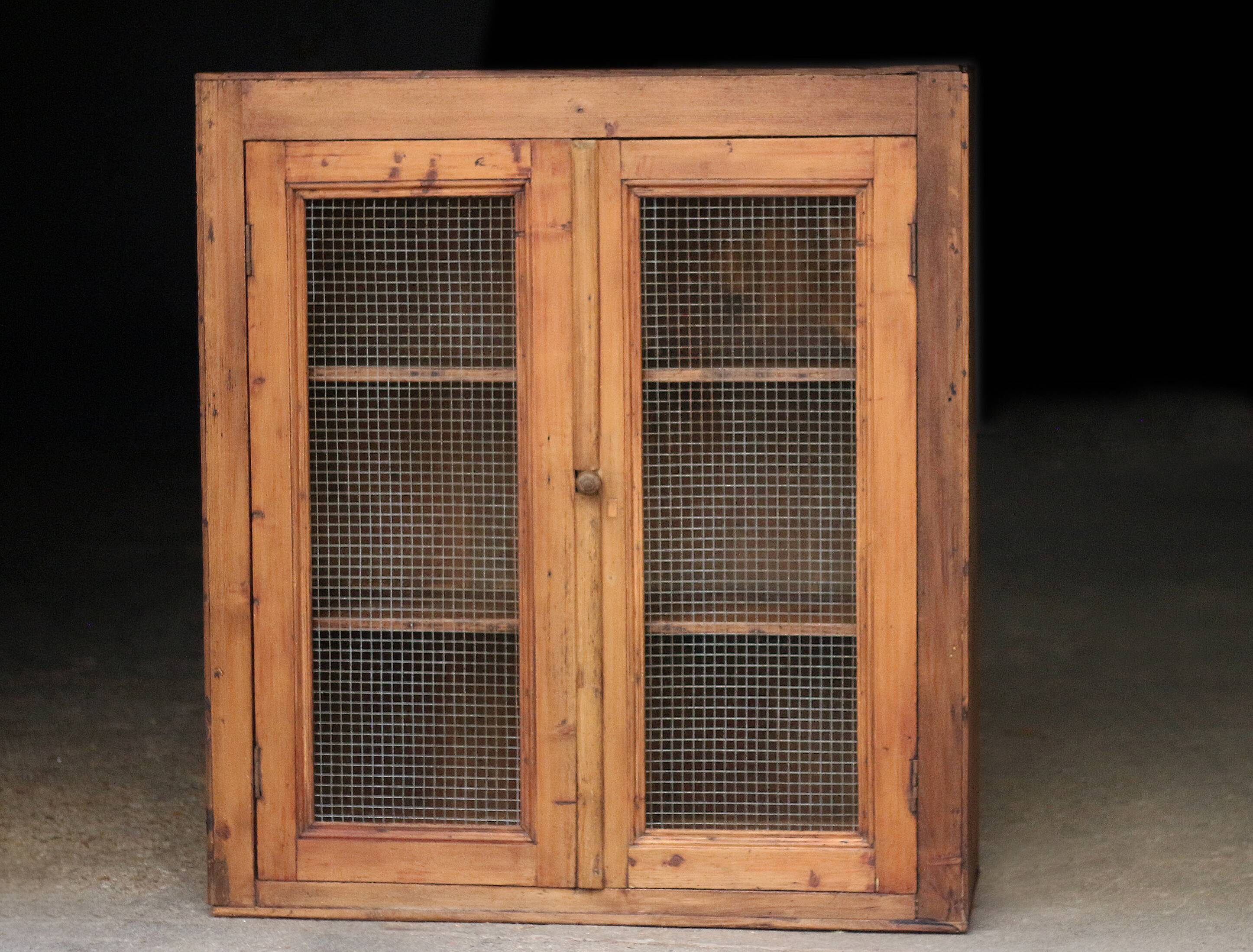 Jam cupboard / pantry late 19th century, in solid pine.