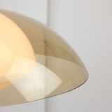 Rare UFO Space Age Lamp from Guzzini in Light Brown, 1970s