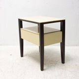 Modernist side or bedside table, Czechoslovakia, 1960s