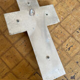 Marble and brass crusifix