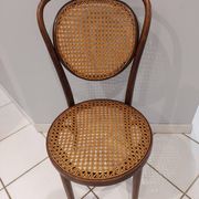 Suite of 4 chairs Bistrot cannage ZMP Radomsko for Thonet 1950s