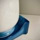 Pair of blue vintage Tovi wall lights Mid Century Modern/Space Age opal
