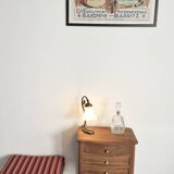 Commode chevet bois style Louis XV