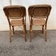 Rattan chair duo