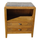 Large oak bedside cabinet
