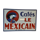 enamelled plate coffee the mexican