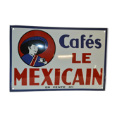 enamelled plate coffee the mexican