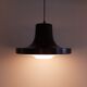 Brown metal pendant lamp with perspex diffuser for ab fagerhult, sweden