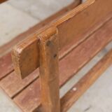 Schoolboy desk desk vintage desk in solid wood