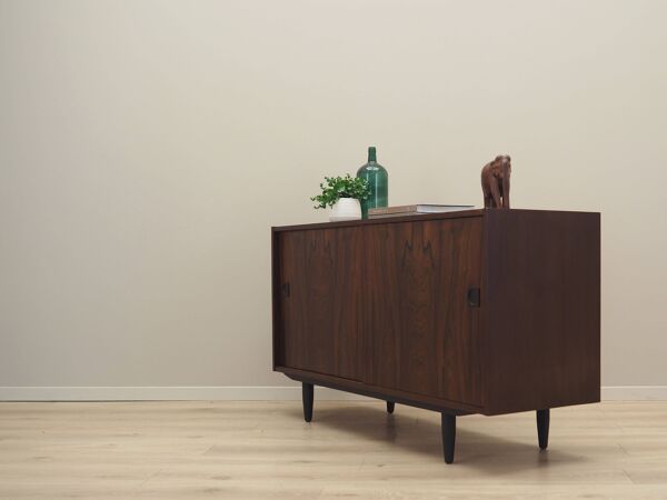 Enfilade palissandre, design danois, années 1970, fabricant : Farsø Møbelfabrik