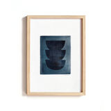 Trio of paintings on paper by Eawy